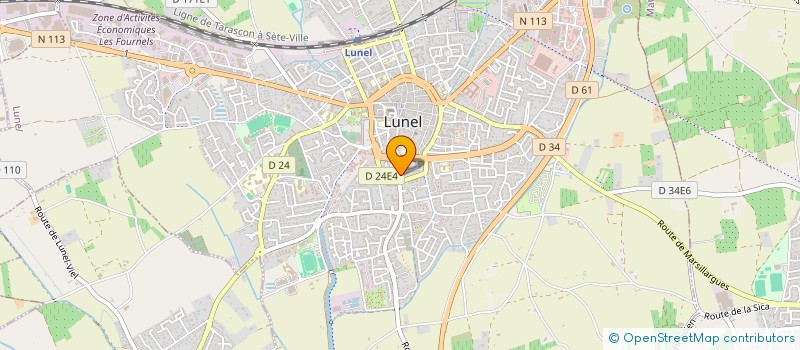 localisation de l'entreprise MONSIEUR LACHEMI OUAKKOUCHE  LUNEL