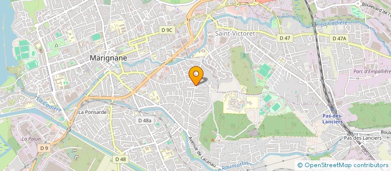 localisation de l'entreprise MONSIEUR LACHMI BENNICHE à MARIGNANE