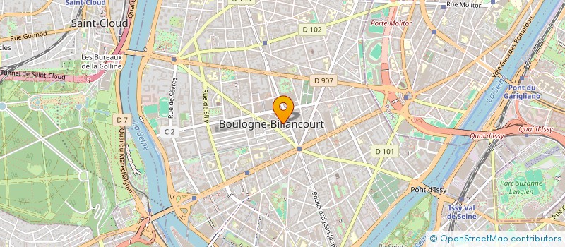 localisation de l'entreprise MONSIEUR LACINA DOSSO à BOULOGNE-BILLANCOURT