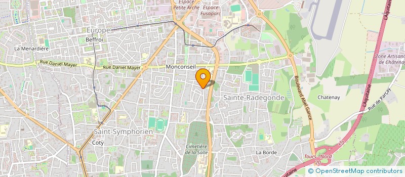 localisation de l'entreprise MONSIEUR LACINA DOSSO  TOURS