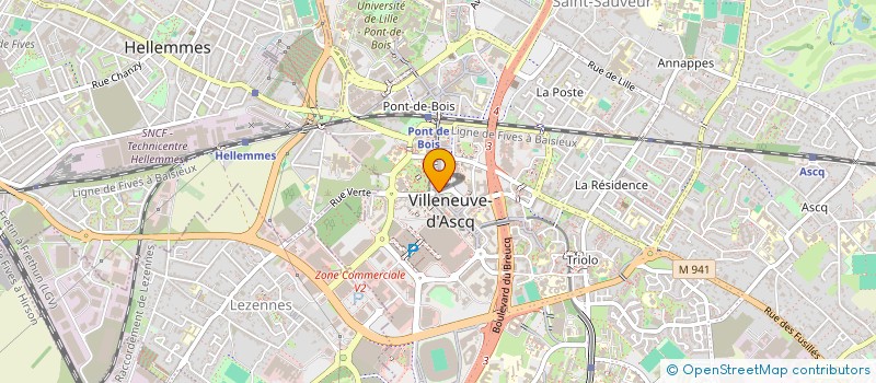 localisation de l'entreprise MONSIEUR LACINA OUATTARA  VILLENEUVE-D'ASCQ