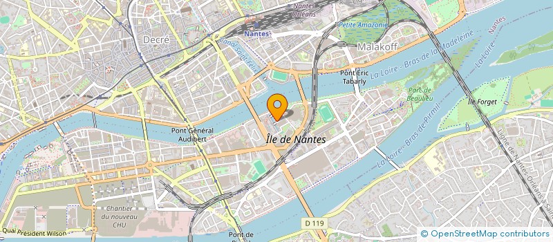 localisation de l'entreprise MONSIEUR LACINE BAKAYOKO à NANTES