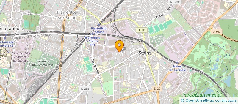 localisation de l'entreprise MONSIEUR LACINE CISSE à STAINS