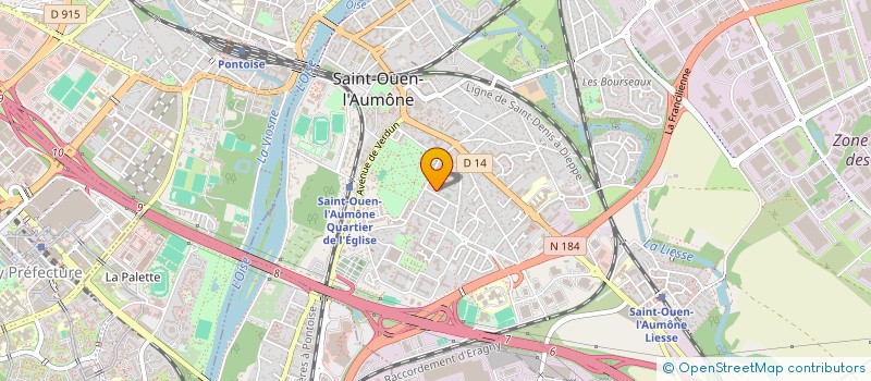 localisation de l'entreprise MONSIEUR LACINE DIOMANDE à SAINT-OUEN-L'AUMONE