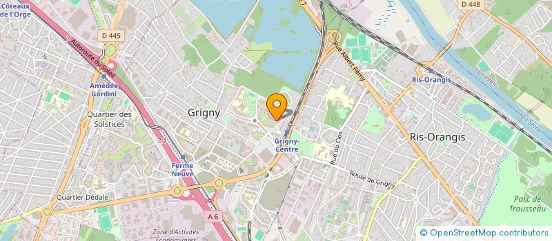 localisation de l'entreprise MONSIEUR LACINE DOUMBIA  GRIGNY