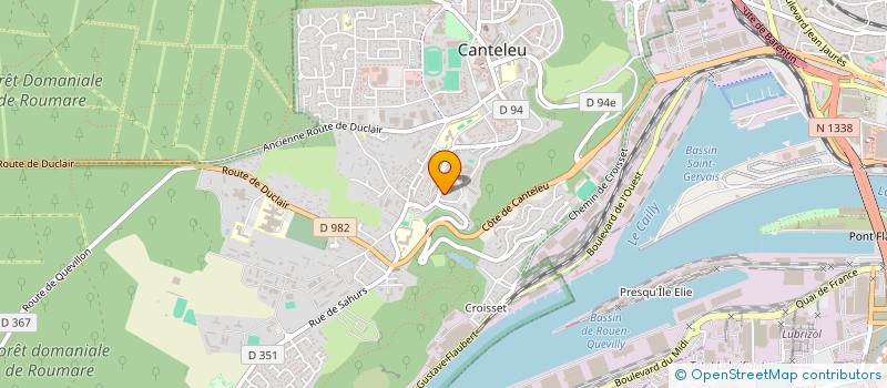 localisation de l'entreprise MONSIEUR LACINE KANE  CANTELEU