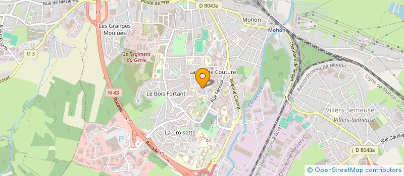 localisation de l'entreprise MONSIEUR LACINE SANOGO à CHARLEVILLE-MEZIERES