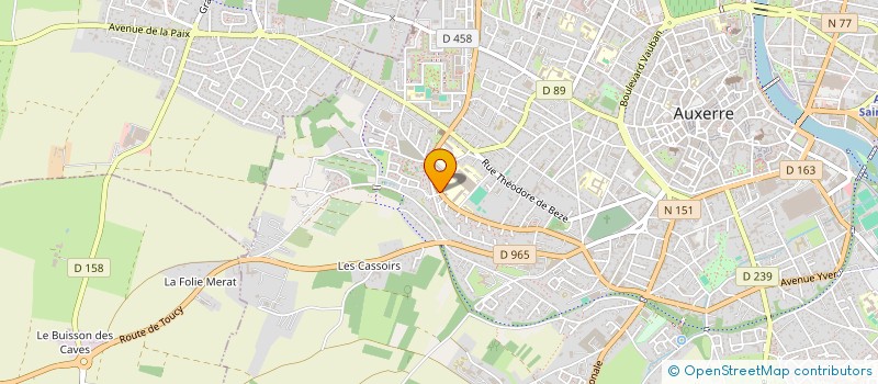 localisation de l'entreprise MONSIEUR LACINE SOUARE SAMASSI à AUXERRE