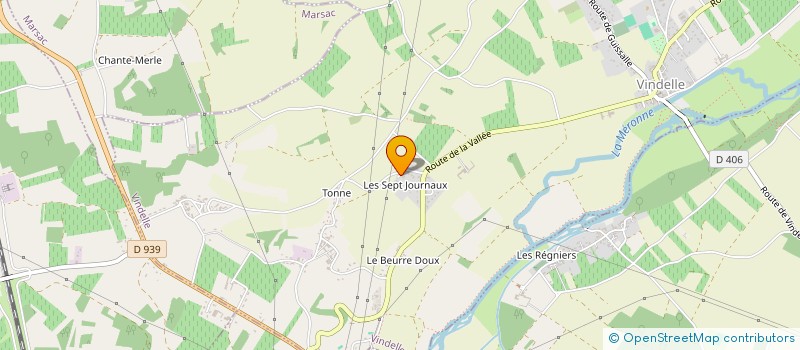 localisation de l'entreprise MONSIEUR LACOMBE JEREMY JULIEN KEVIN  VINDELLE