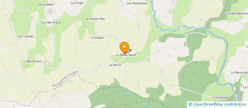 localisation de l'entreprise MONSIEUR LADISLAS MBOUNGUI BOKASSA à PLOUGUENAST-LANGAST