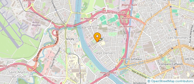 localisation de l'entreprise MONSIEUR LADJEL MERKDACH à TOULOUSE