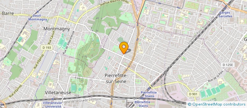 localisation de l'entreprise MONSIEUR LADJI MEITE à PIERREFITTE-SUR-SEINE
