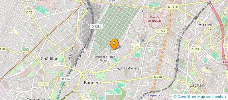 localisation de l'entreprise MONSIEUR LADJI MESSOULOKO DIOMANDE à BAGNEUX