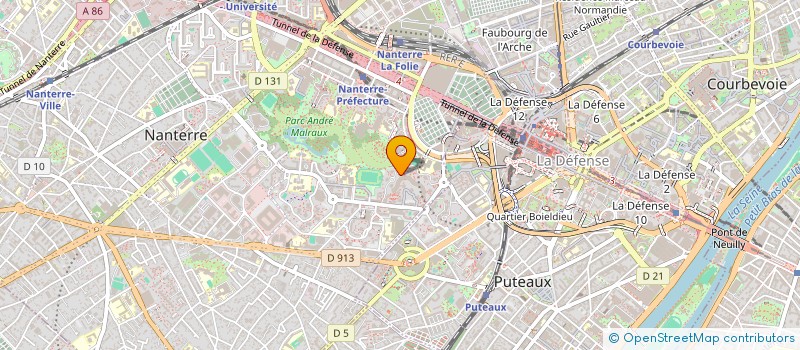 localisation de l'entreprise MONSIEUR LADJI SOUARE  NANTERRE