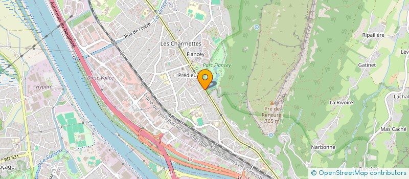 localisation de l'entreprise MONSIEUR LADRAM ABDELMALEK  SAINT-EGREVE