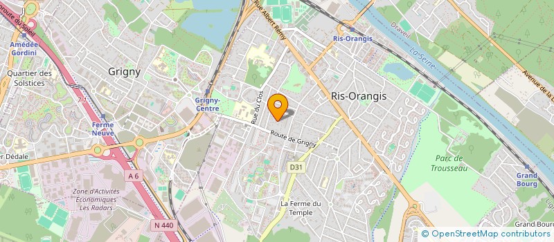 localisation de l'entreprise MONSIEUR LADY TOURE  RIS-ORANGIS