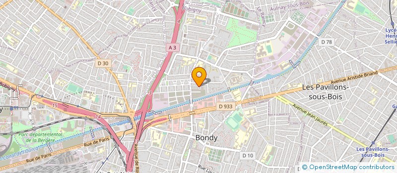 localisation de l'entreprise MONSIEUR LAEEQ MALIK  BONDY