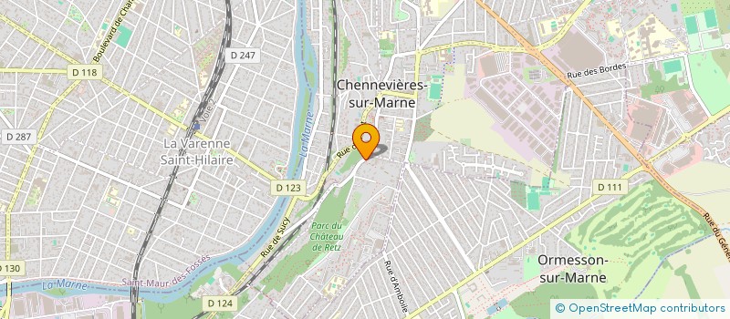 localisation de l'entreprise MONSIEUR LAETITIA DOS SANTOS à CHENNEVIERES-SUR-MARNE