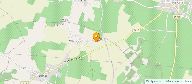 localisation de l'entreprise MONSIEUR LAFARGE PIERRE-ERIC  CHASSORS