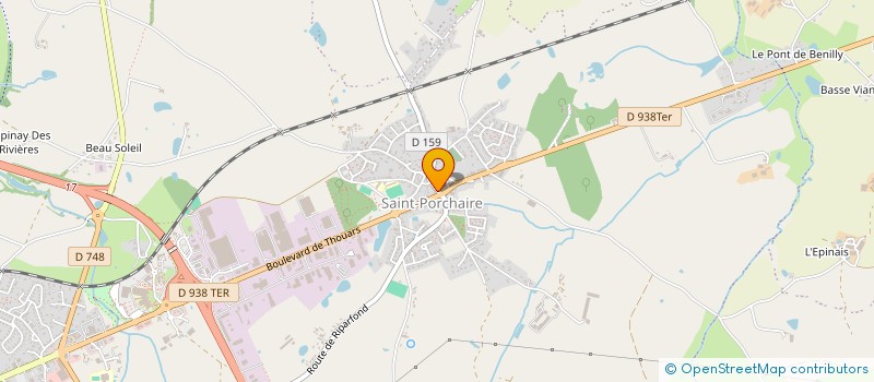 localisation de l'entreprise MONSIEUR LAGHDAF ECHANNAOUI  BRESSUIRE