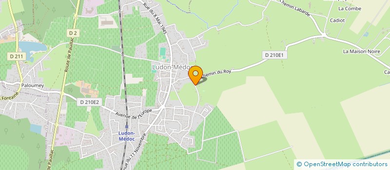 localisation de l'entreprise MONSIEUR LAHAYE ENZO  LUDON-MEDOC