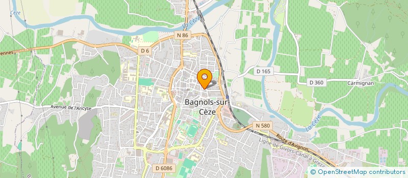 localisation de l'entreprise MONSIEUR LAHBIB AIT EL HADJ HIJAJI  BAGNOLS-SUR-CEZE