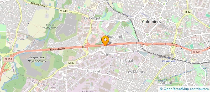 localisation de l'entreprise MONSIEUR LAHBIB CHEKOUCH à COLOMIERS