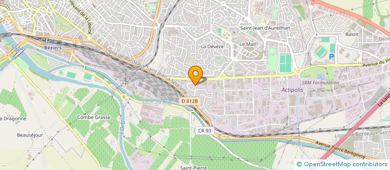 localisation de l'entreprise MONSIEUR LAHBIB EL AISSAOUI  BEZIERS