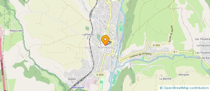 localisation de l'entreprise MONSIEUR LAHBIB OUAOUI à MARVEJOLS