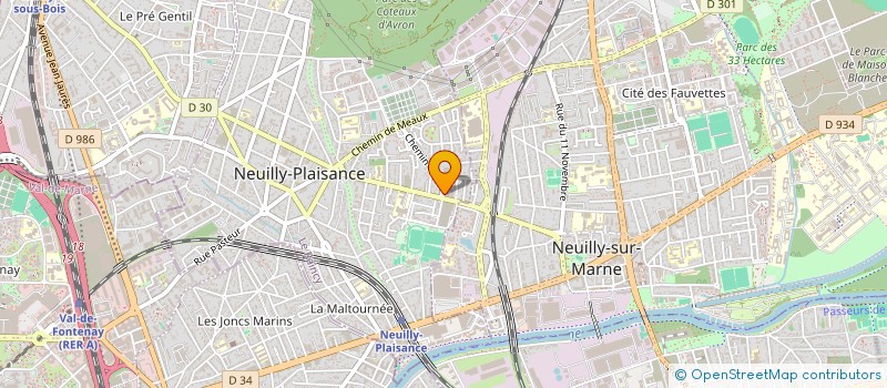 localisation de l'entreprise MONSIEUR LAHBIB SALEK  NEUILLY-PLAISANCE