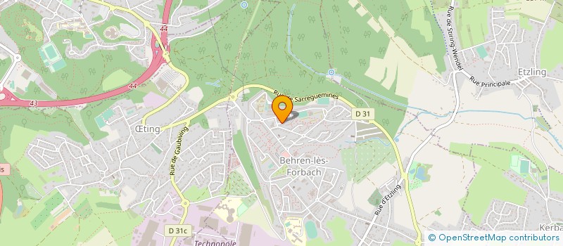 localisation de l'entreprise MONSIEUR LAHCEN AIT BOUHA  BEHREN-LES-FORBACH