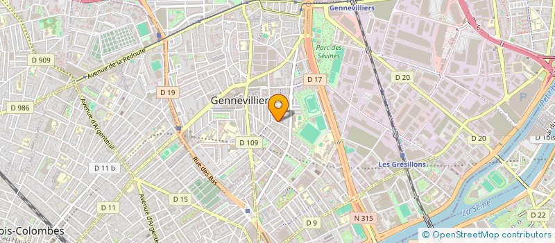 localisation de l'entreprise MONSIEUR LAHCEN AIT JBAR à GENNEVILLIERS