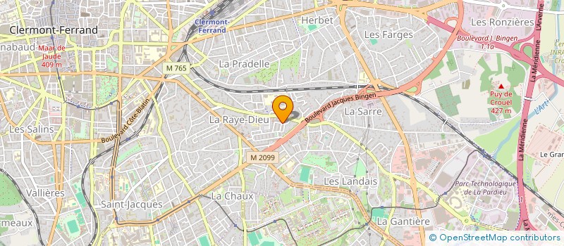 localisation de l'entreprise MONSIEUR LAHCEN BAALLAL  CLERMONT-FERRAND