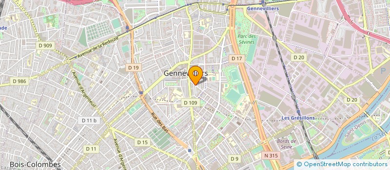 localisation de l'entreprise MONSIEUR LAHCEN BARCHIL à GENNEVILLIERS