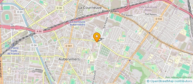 localisation de l'entreprise MONSIEUR LAHCEN BEN SEDDIK à AUBERVILLIERS