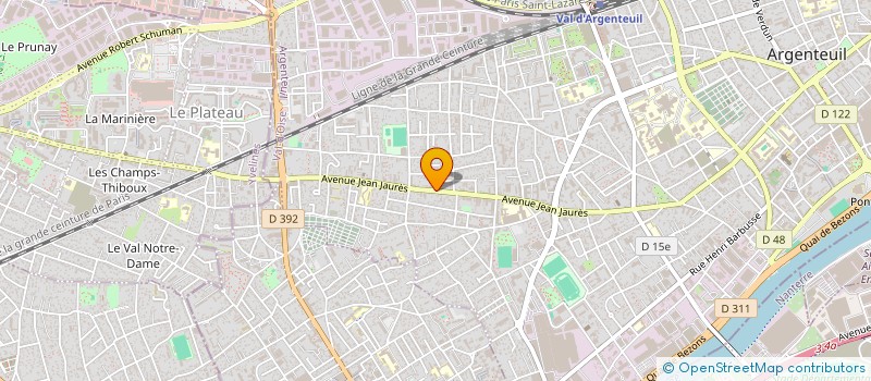 localisation de l'entreprise MONSIEUR LAHCEN BOUHALA  ARGENTEUIL