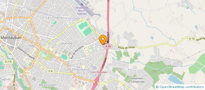 localisation de l'entreprise MONSIEUR LAHCEN BOUHOU  MONTAUBAN