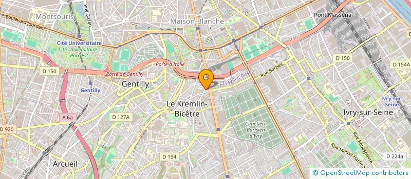 localisation de l'entreprise MONSIEUR LAHCEN CHAFOUK à LE KREMLIN-BICETRE