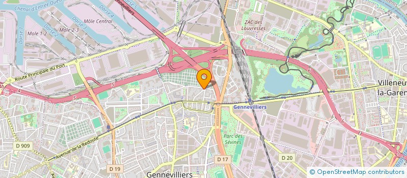 localisation de l'entreprise MONSIEUR LAHCEN CHATIRI à GENNEVILLIERS