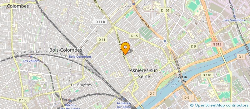 localisation de l'entreprise MONSIEUR LAHCEN DAKOUK  ASNIERES-SUR-SEINE