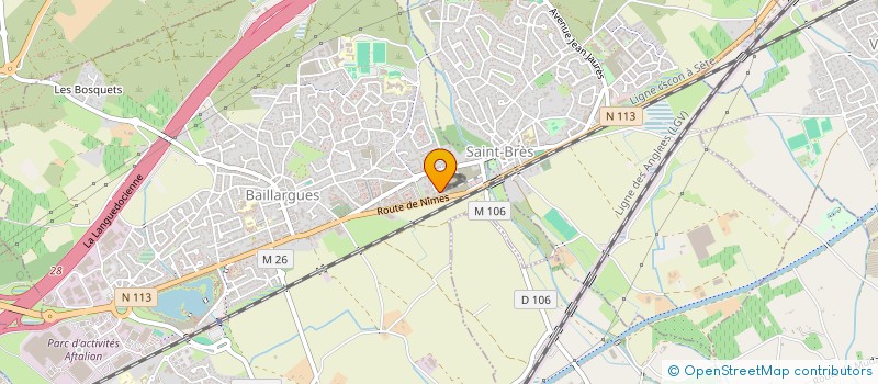 localisation de l'entreprise MONSIEUR LAHCEN EL HAMZAOUI à BAILLARGUES