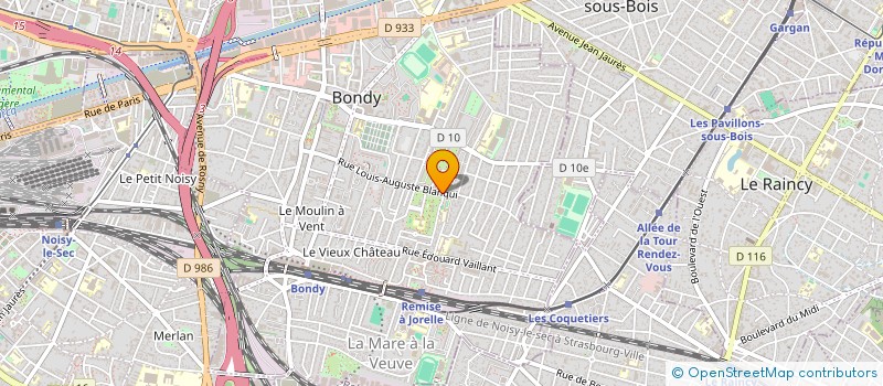 localisation de l'entreprise MONSIEUR LAHCEN EL MOUDEN  BONDY