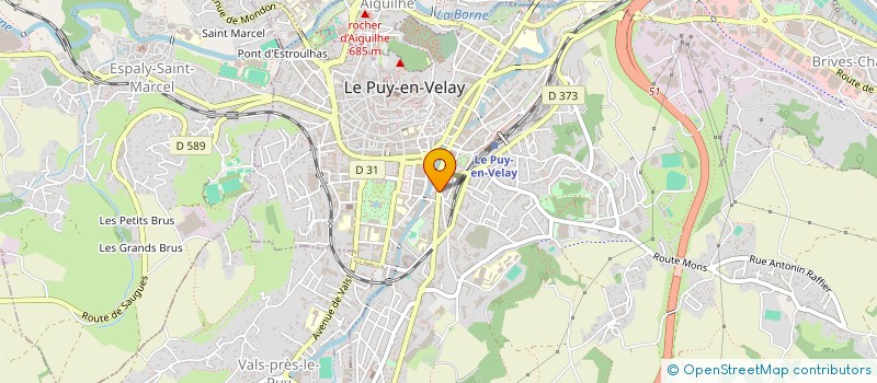 localisation de l'entreprise MONSIEUR LAHCEN EL OUARDI  LE PUY-EN-VELAY