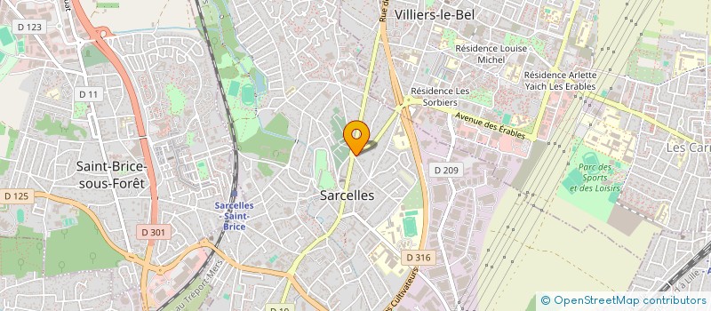 localisation de l'entreprise MONSIEUR LAHCEN GHEDDOURI  SARCELLES