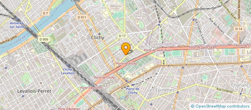 localisation de l'entreprise MONSIEUR LAHCEN HADDAOUI à CLICHY
