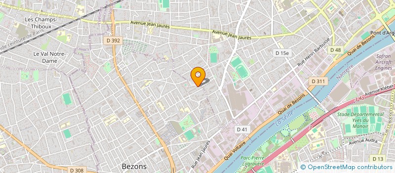 localisation de l'entreprise MONSIEUR LAHCEN JAOUQ  BEZONS