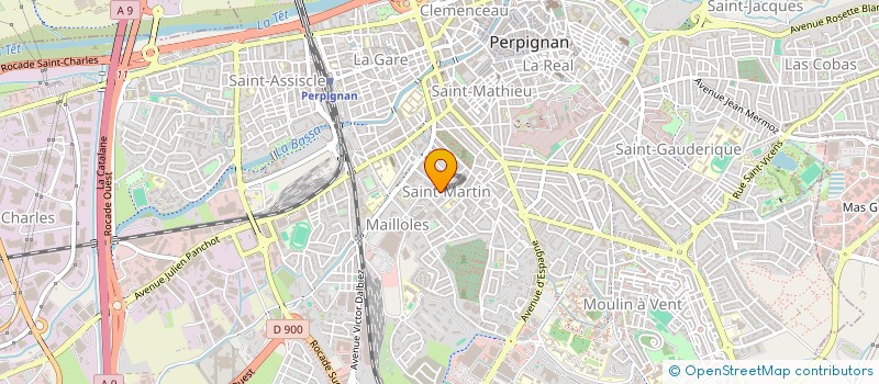 localisation de l'entreprise MONSIEUR LAHCEN KHAFFOU EL BOURKHISSI  PERPIGNAN