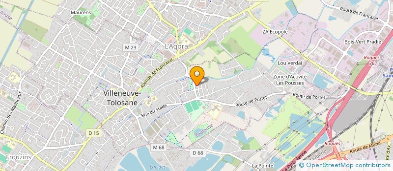 localisation de l'entreprise MONSIEUR LAHCEN KIRAT à VILLENEUVE-TOLOSANE