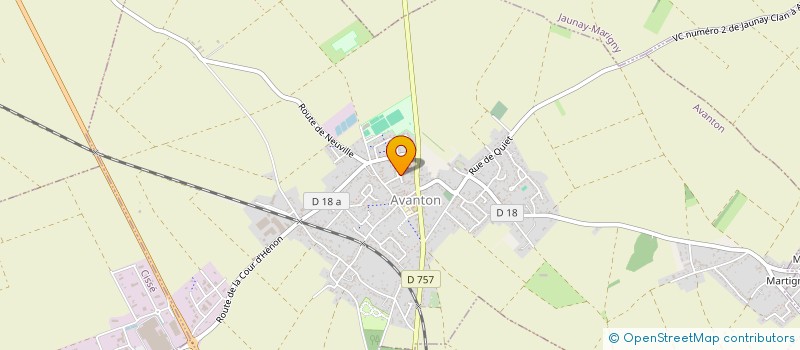 localisation de l'entreprise MONSIEUR LAHCEN KOURIMA  AVANTON