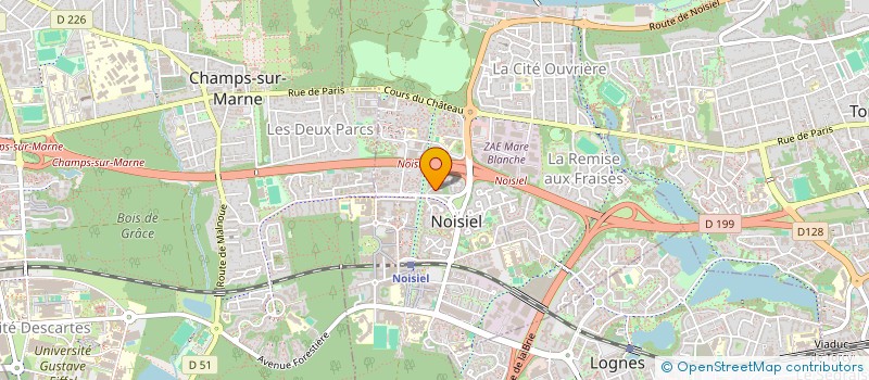 localisation de l'entreprise MONSIEUR LAHCEN LAMECHE  NOISIEL